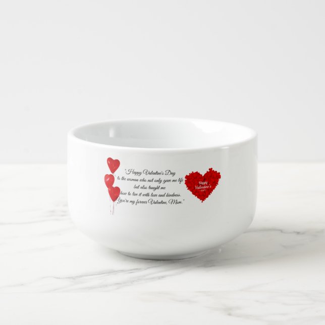 Valentine's Day Soup Mug (Front)