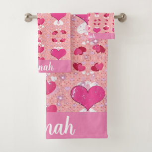 Valentine's Day Special Bath Towel Set