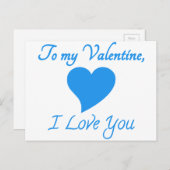 Valentines Day Special Holiday Postcard (Front/Back)
