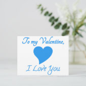 Valentines Day Special Holiday Postcard (Standing Front)