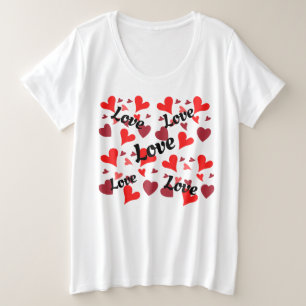 Valentine's Day Special Plus Size T-Shirt