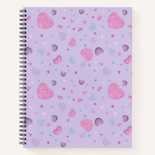 Valentine's Day Spiral notebook