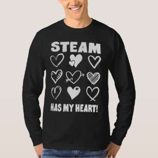 Valentine's Day STEAM Has My Heart Appreciation T-Shirt