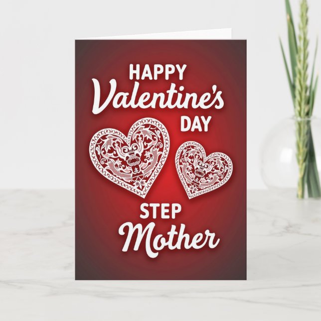 Valentines Day Step Mother Card (Front)
