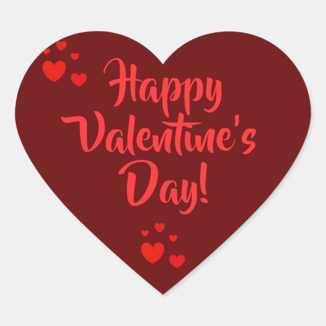 Valentine's Day stickers by dalDesignNZ (Front)