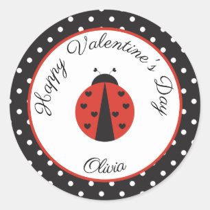 Valentine's Day stickers for classroom favors