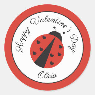 Valentine's Day stickers for classroom favors