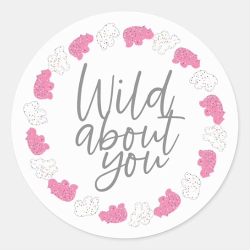 Valentines Day Stickers Wild About You Animals