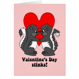 Valentine's day stinks card
