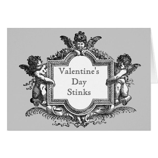 Valentine's Day Stinks Cards (Front Horizontal)