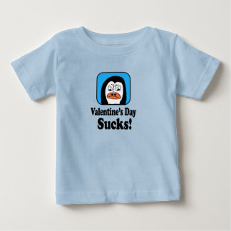 Valentine's Day Sucks Penguin Baby T-Shirt