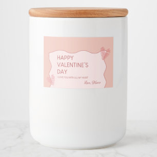 Valentine's Day Sweet Food Label