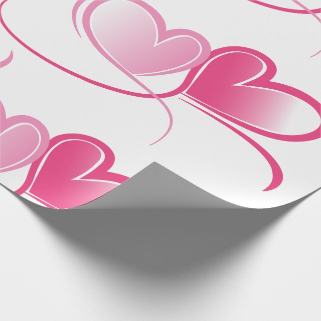 Valentine's Day, sweet hearts Wrapping Paper (Corner)