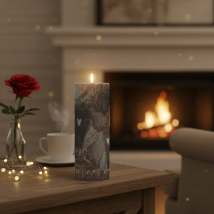  Valentine's Day Sweet Romantic Couple love  Pillar Candle