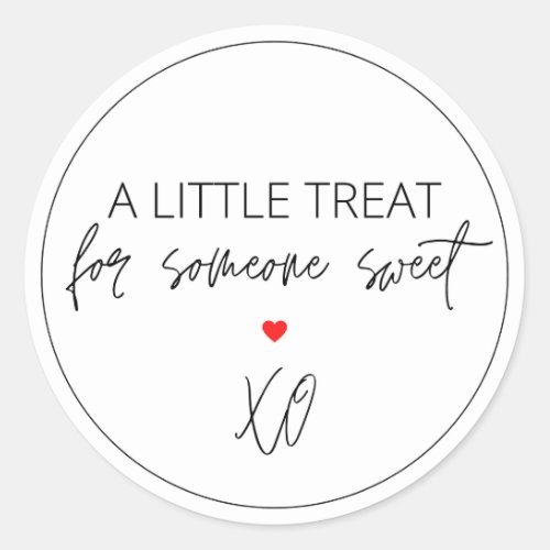 Valentines Day Sweet Treat Sticker