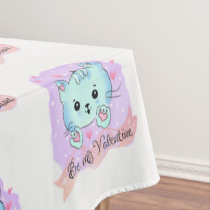 Valentine's Day Tablecloth Be my Valentine