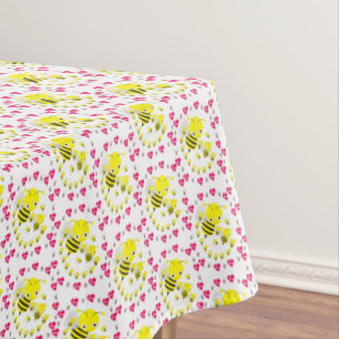 Valentine's Day Tablecloth Bumblebee