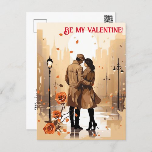 Valentines Day Talk about your love Postcard