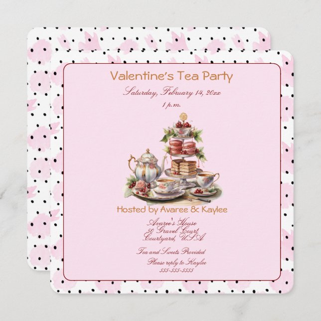 Valentine's Day Tea Party (Front/Back)