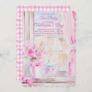 Valentine's Day Tea Party Invitation