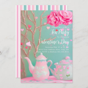 Valentine's Day Tea Party Invitation