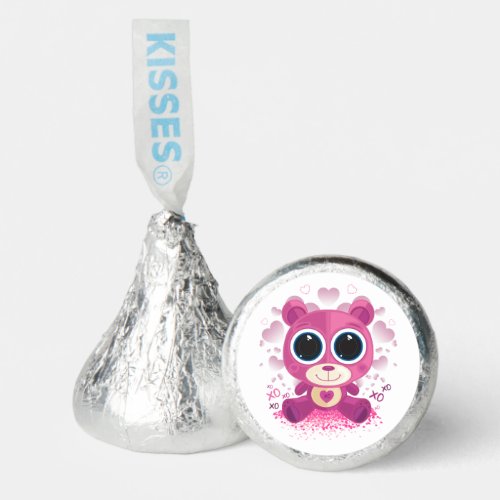 Valentines Day Teddy Bear Hersheys Kisses