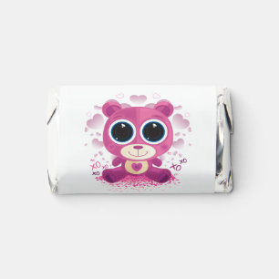 Valentine's Day Teddy Bear Hershey's Miniatures