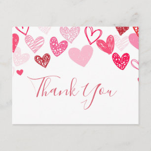 Valentines Day Thank you Card