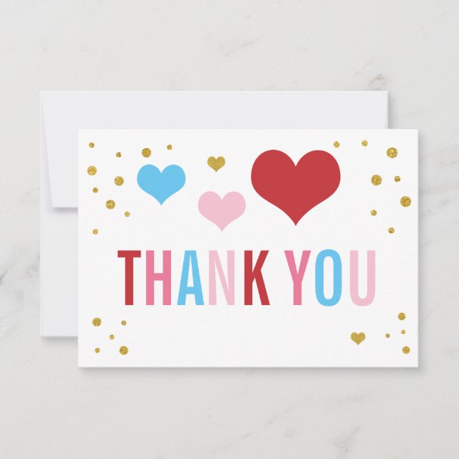 Valentine's Day Thank You Card (Front)