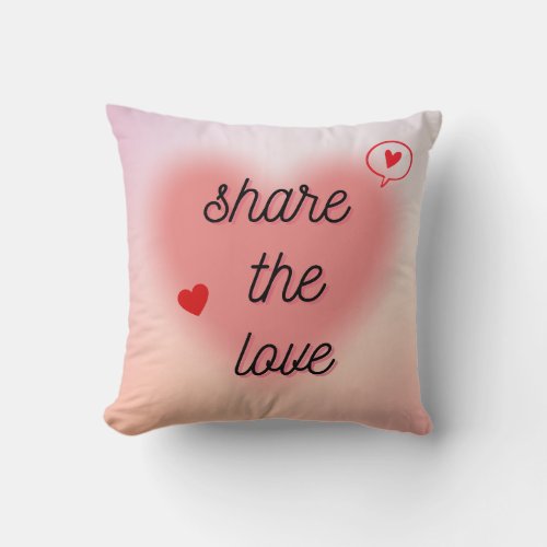 valentines day theme pillow for gift to her