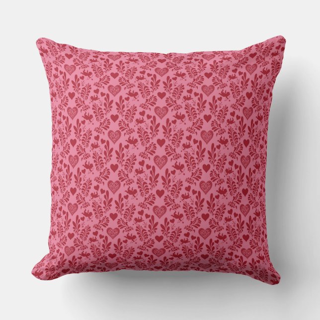 Valentine's day theme  throw pillow (Front)