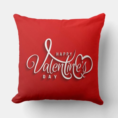  Valentines Day Throw Pillow