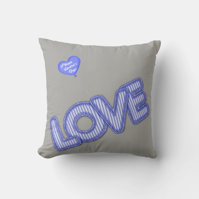 Valentine's Day Throw Pillow (Front)