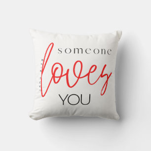 Valentine's Day throw pillow, Christian quote Pillow