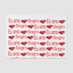 Valentine's Day Tissue Paper Love Sogro Red Hearts