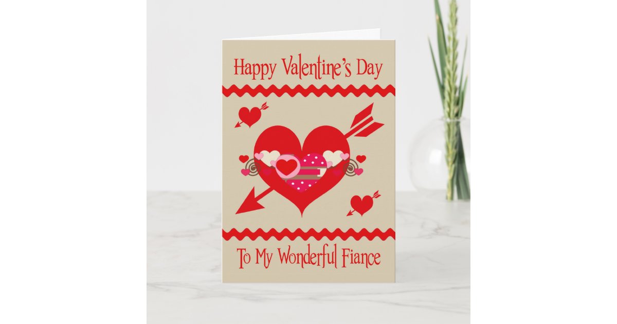 valentine-s-day-to-fiance-greeting-card-zazzle