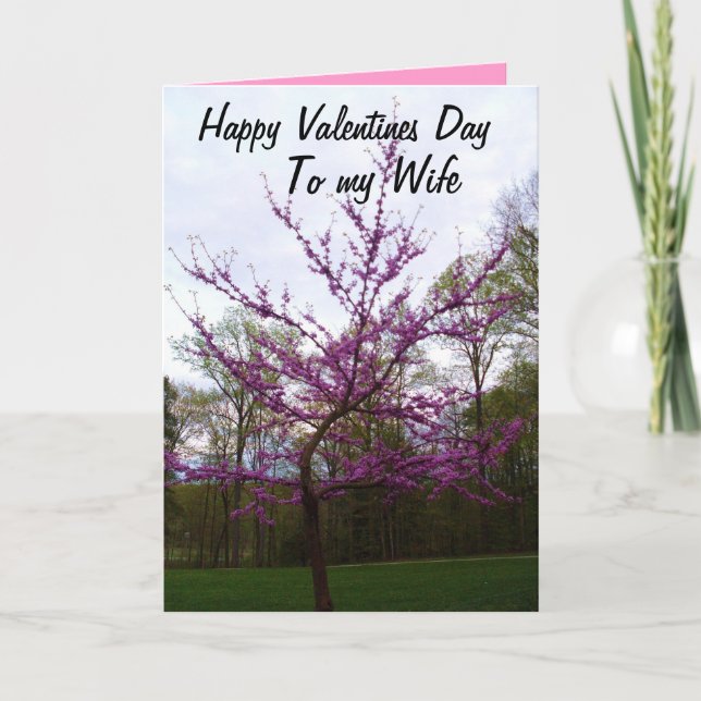 VALENTINES DAY, TO MY WIFE card (Front)