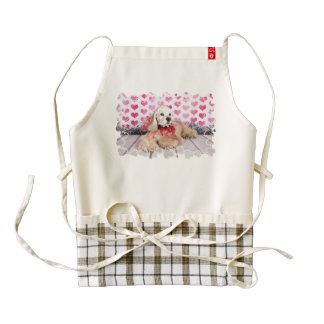 Valentine's Day - Tobey - Cocker Spaniel Zazzle HEART Apron