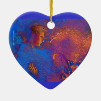 Valentine's Day Token Ceramic Ornament