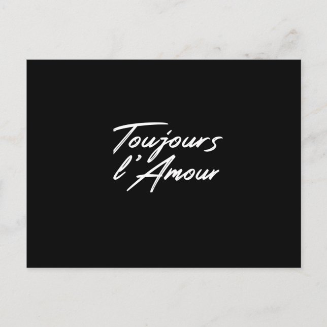 Valentine's Day - Toujours L'Amour Postcard (Front)