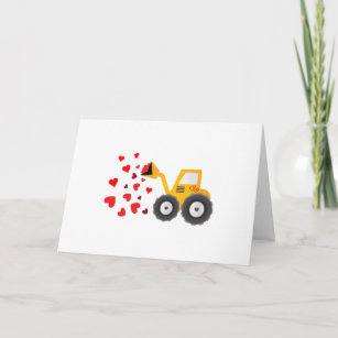 Tractor Valentine Cards Zazzle