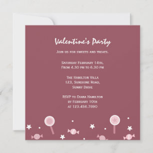 Valentine's Day Treats Invitation