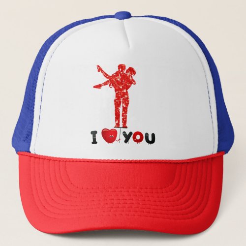 Valentines Day Trucker Hat