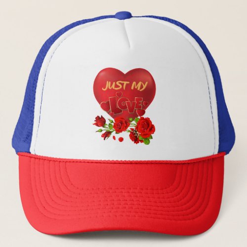Valentines Day Trucker Hat