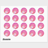 Cute Red Heart Kids Names Valentines Day Classroom Sticker, Zazzle