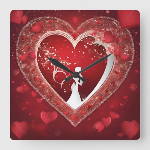   Valentines Day Wall Clock
