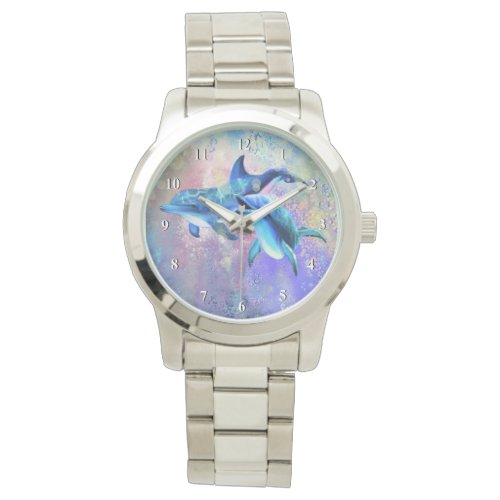 Valentines Day Watch Gift Dolphin Couple - Family