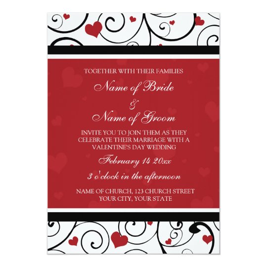 valentines day wedding invitations