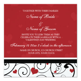 Valentine's Day Wedding Invitations 5