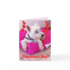 Valentine's Day Westie Card